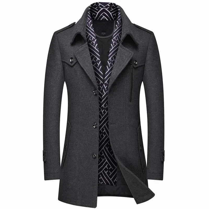 TYLER™|MEN'S WOOL WINTER COAT