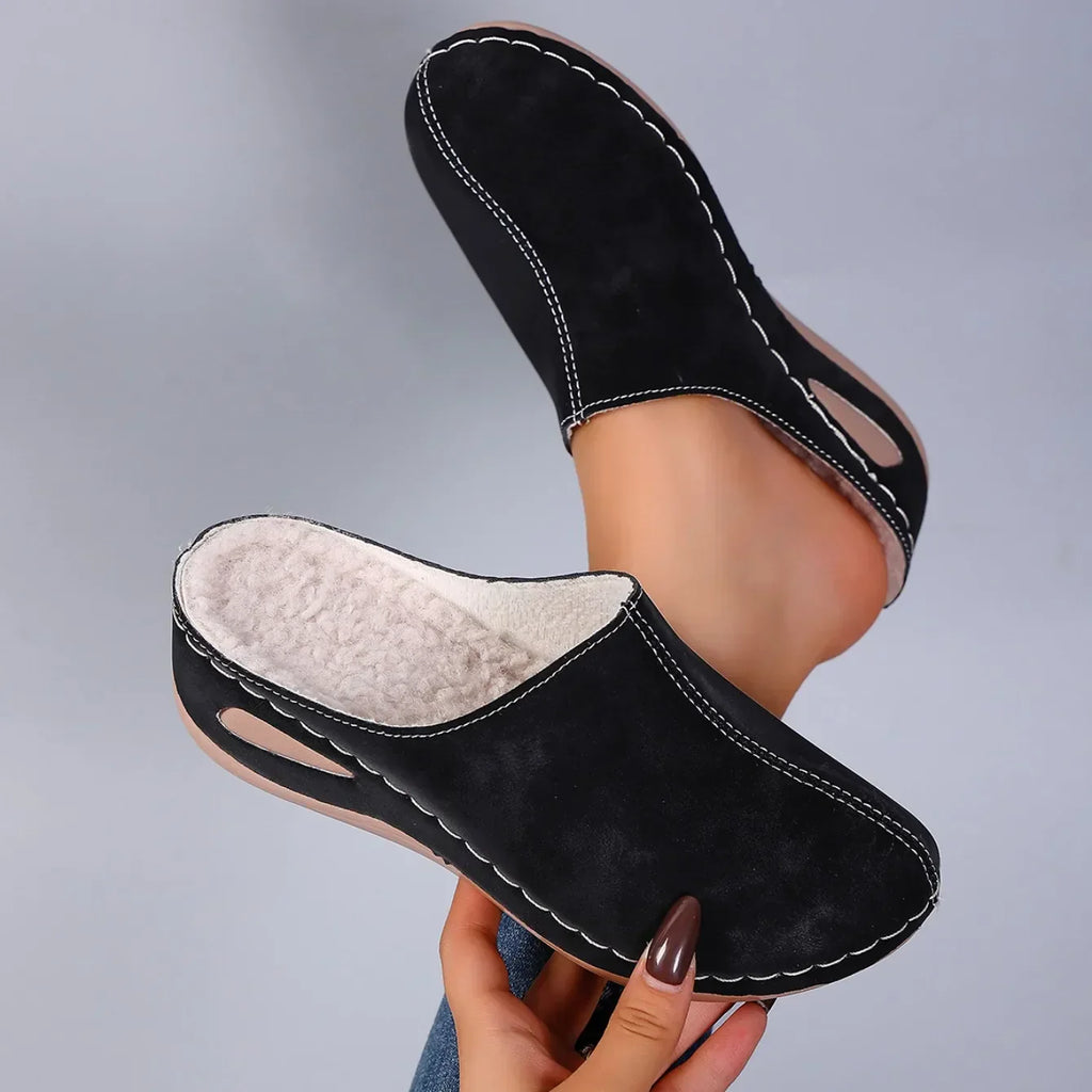CELINE™|FLEECE COMFORT SLIPPERS