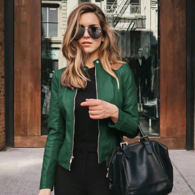 SOPHIA™|Giacca versatile in pelle pregiata