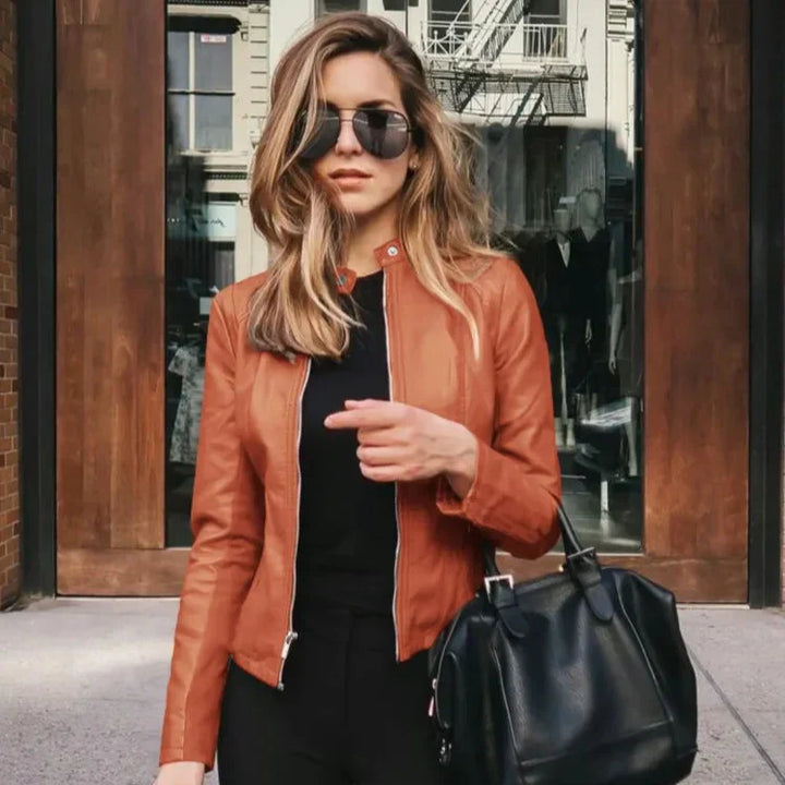 SOPHIA™|Giacca versatile in pelle pregiata