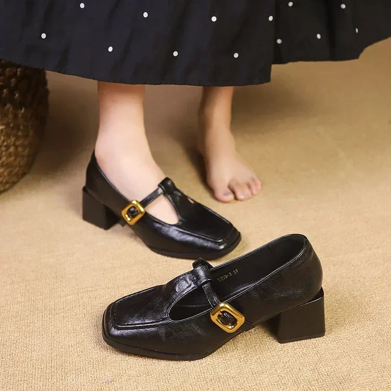 DORVANNA™|FRENCH MARY JANES