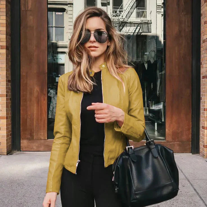 SOPHIA™|Giacca versatile in pelle pregiata