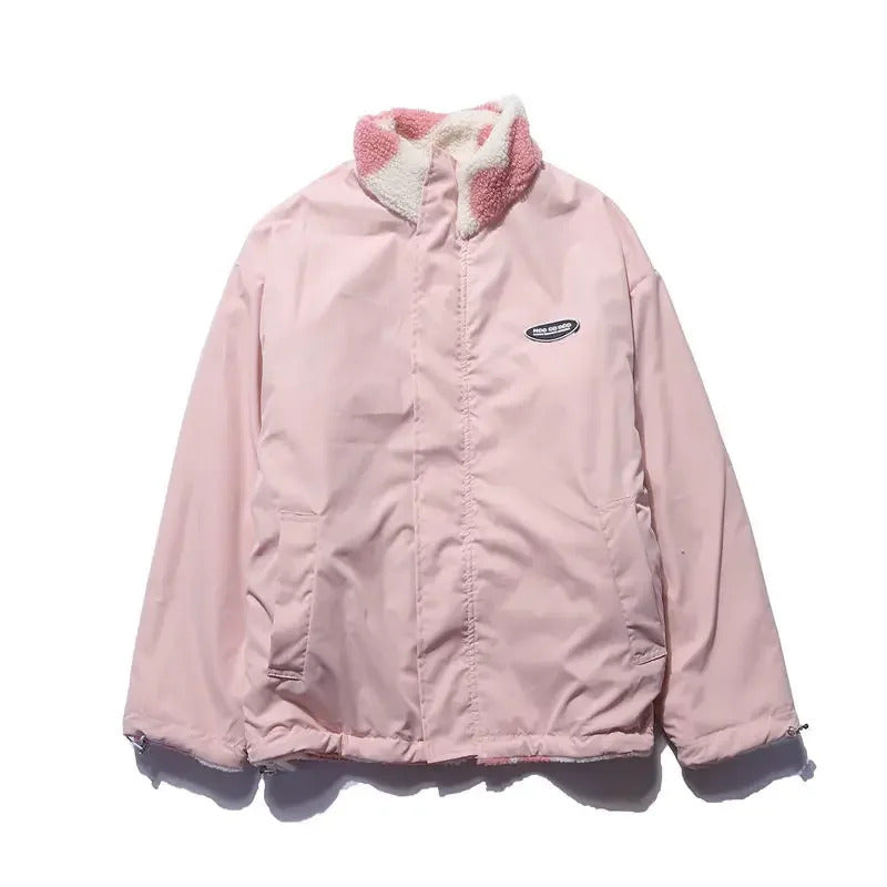 MEGAN™|REVERSIBLE HEART JACKET
