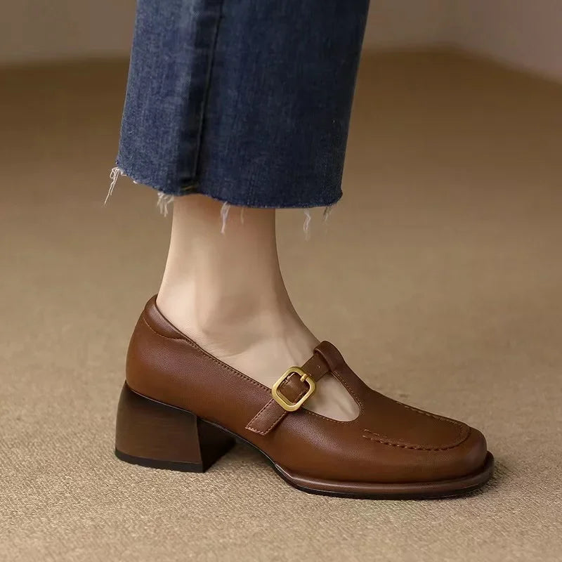 YSOLENNE™|T-STRAP SHOES