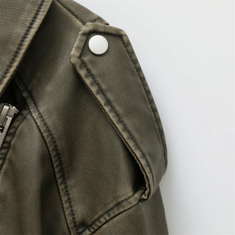 ELLA™|Giacca versatile in pelle di qualità