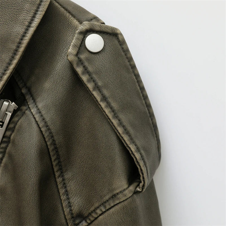 ELLA™|Giacca versatile in pelle di qualità
