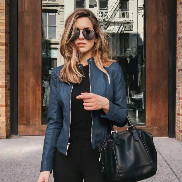 SOPHIA™|Giacca versatile in pelle pregiata