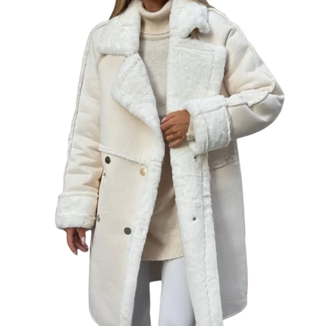 ELMSWORTH™|WARM TEDDY TRENCH COAT