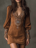 HELEN™|BOHO MINI DRESS