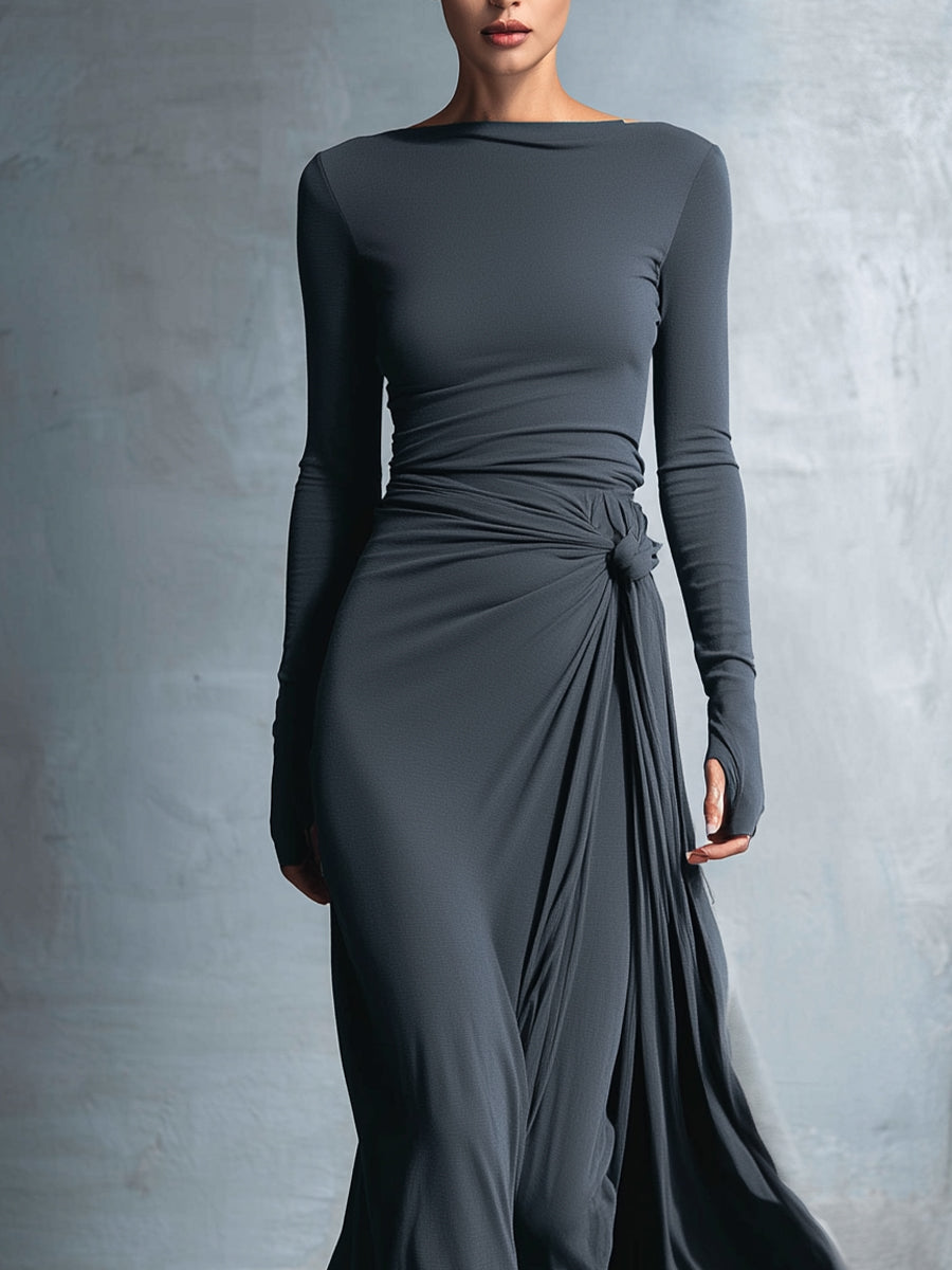 SERAPHINA™|SIDE KNOT MAXI DRESS