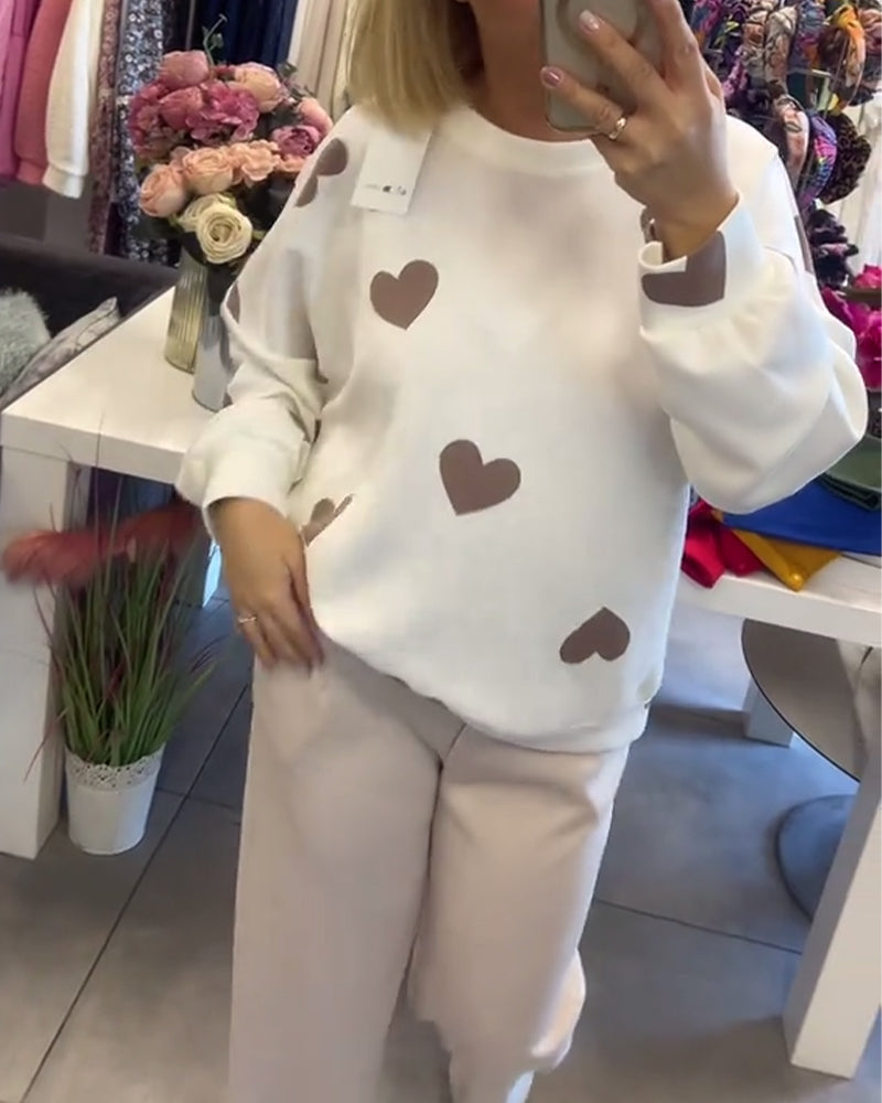 MARGA™|COZY HEART SWEATER