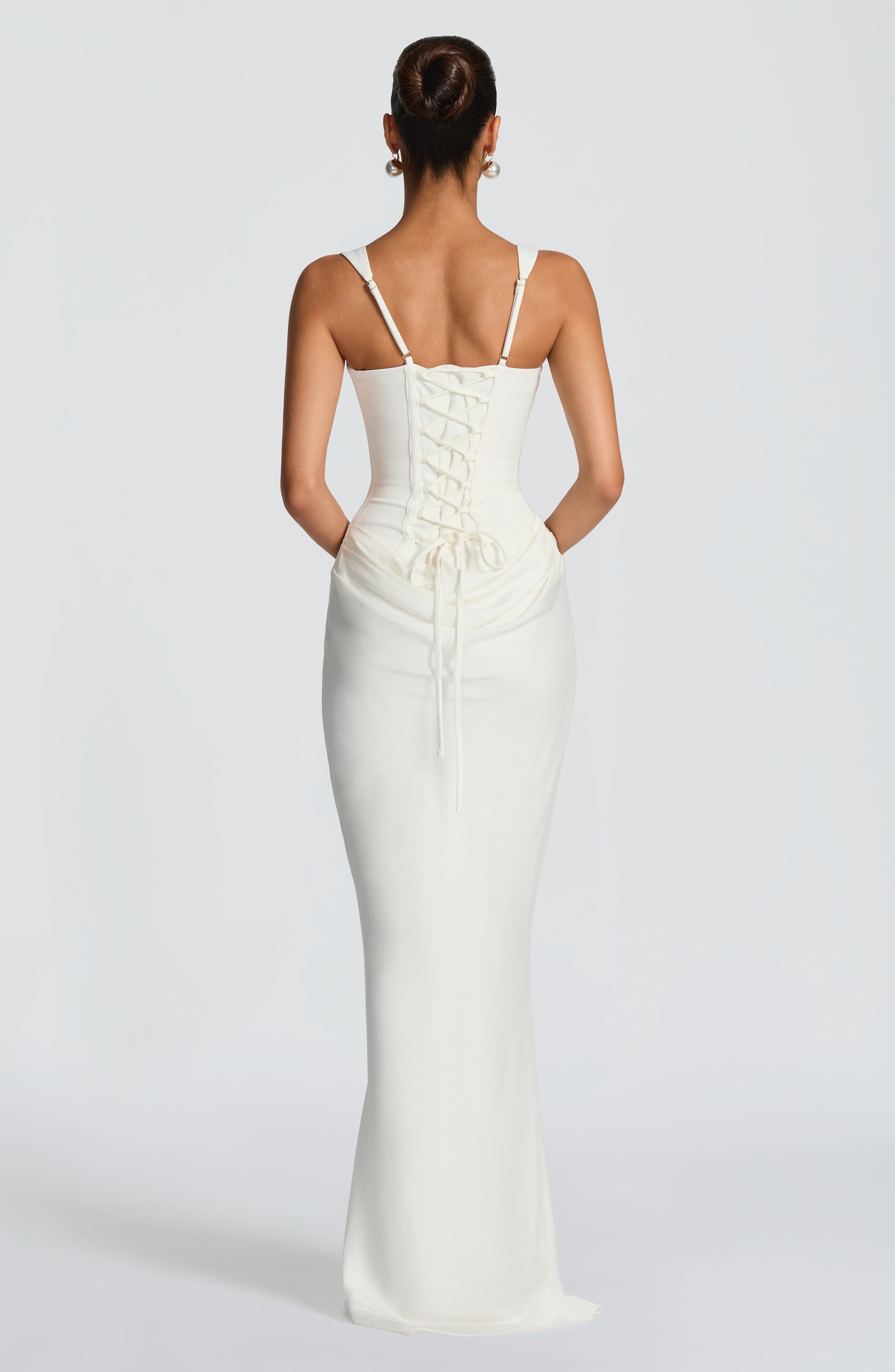 CELESTE™|SQUARE NECK MAXI DRESS