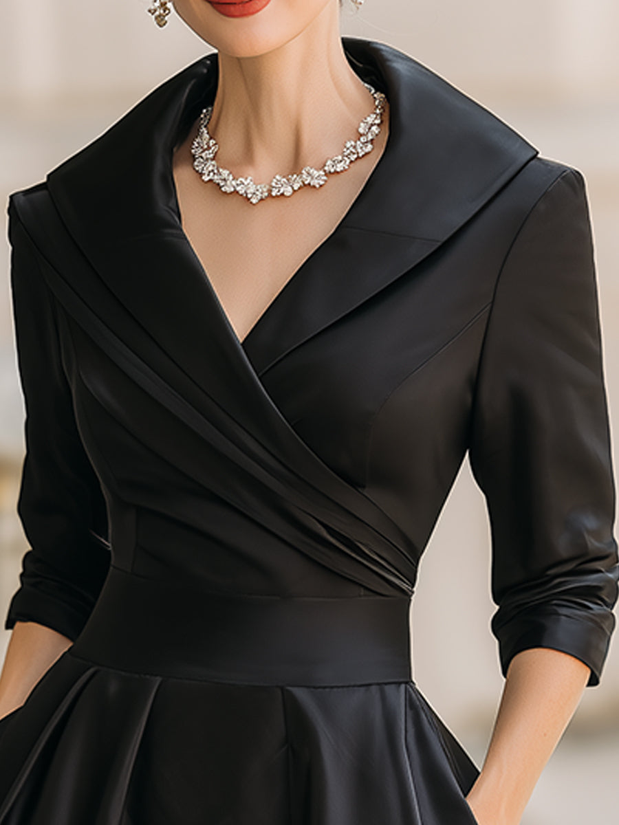 ALINA™|ABITO MIDI ELEGANTE