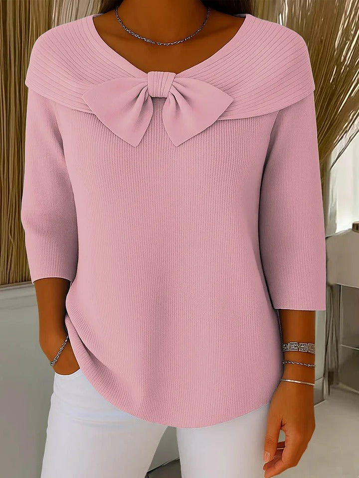 ELODIE™|CHIC PINK SWEATER