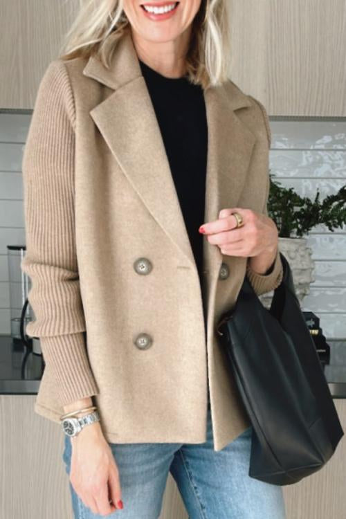 Allegra™|Knit-Sleeve Jacket