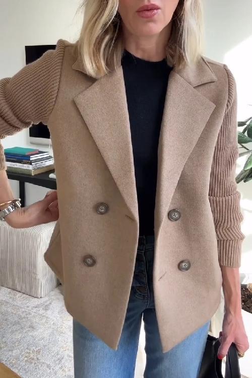 Allegra™|Knit-Sleeve Jacket