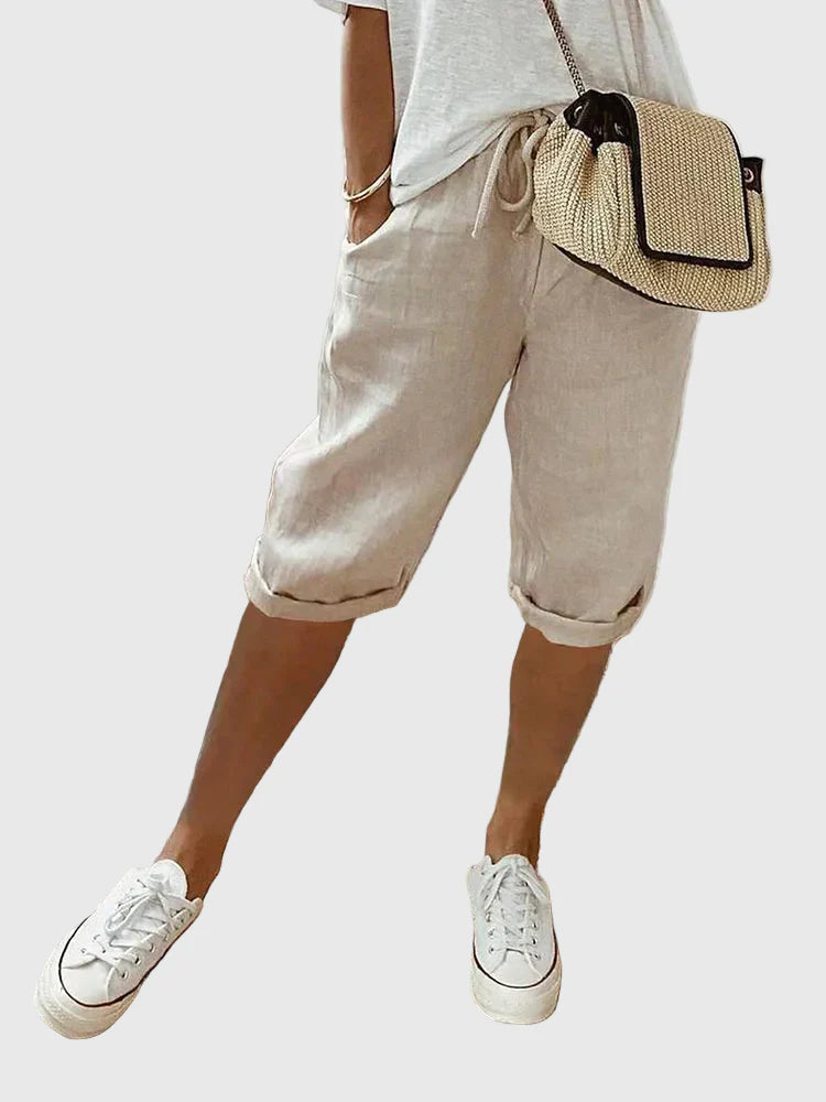 MELODY™|COTTON TAILORED SHORTS