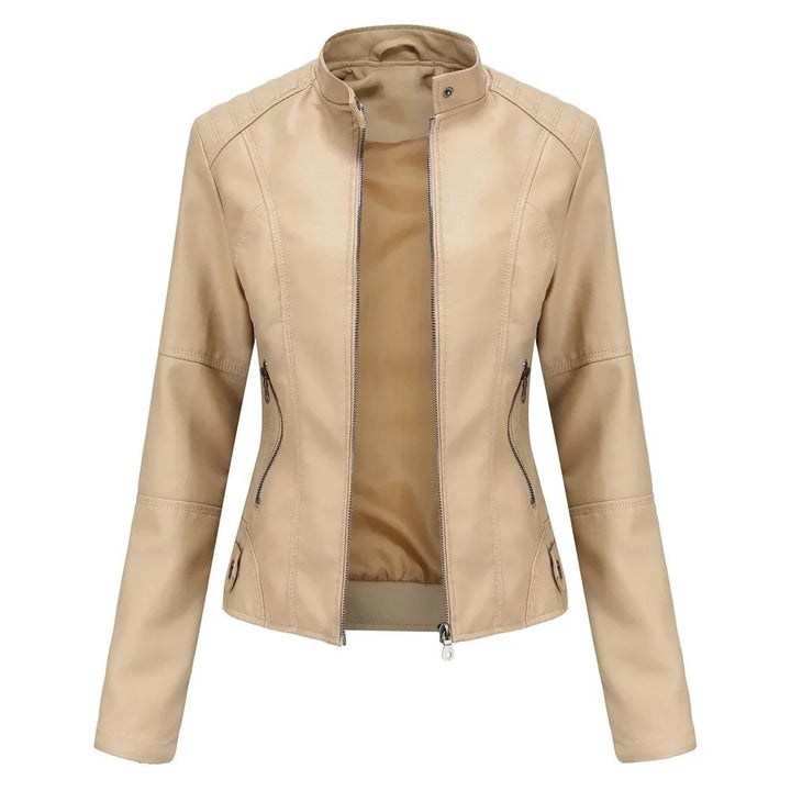 MIA™|Giacca in pelle elegante e alla moda