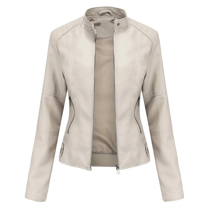 MIA™|Giacca in pelle elegante e alla moda