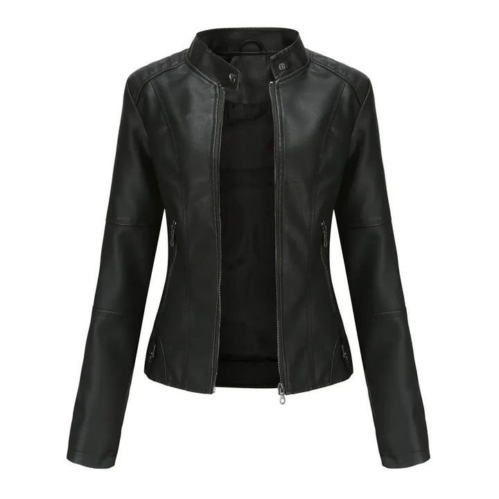 MIA™|Giacca in pelle elegante e alla moda