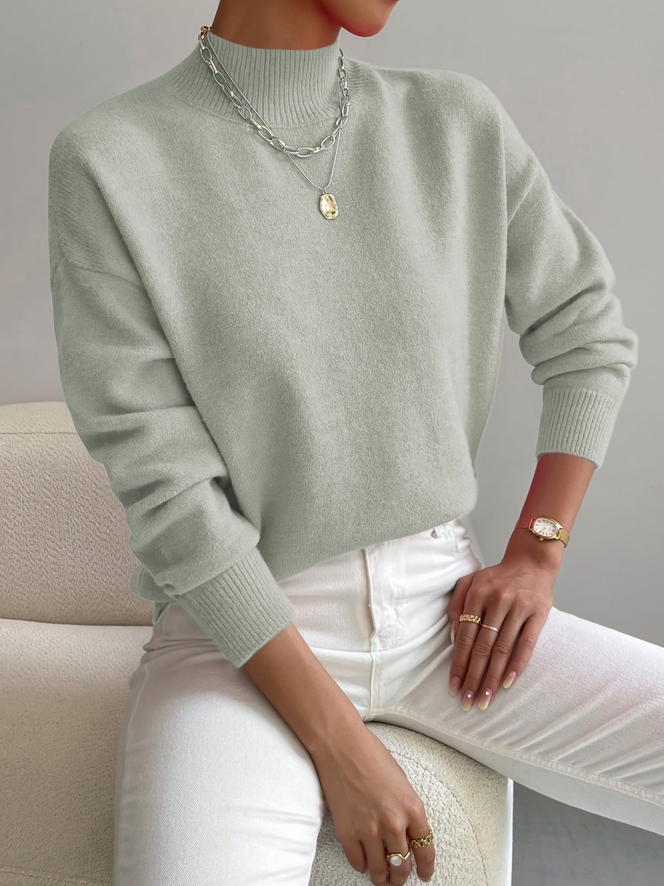 IVORY™|CLASSIC TURTLENECK