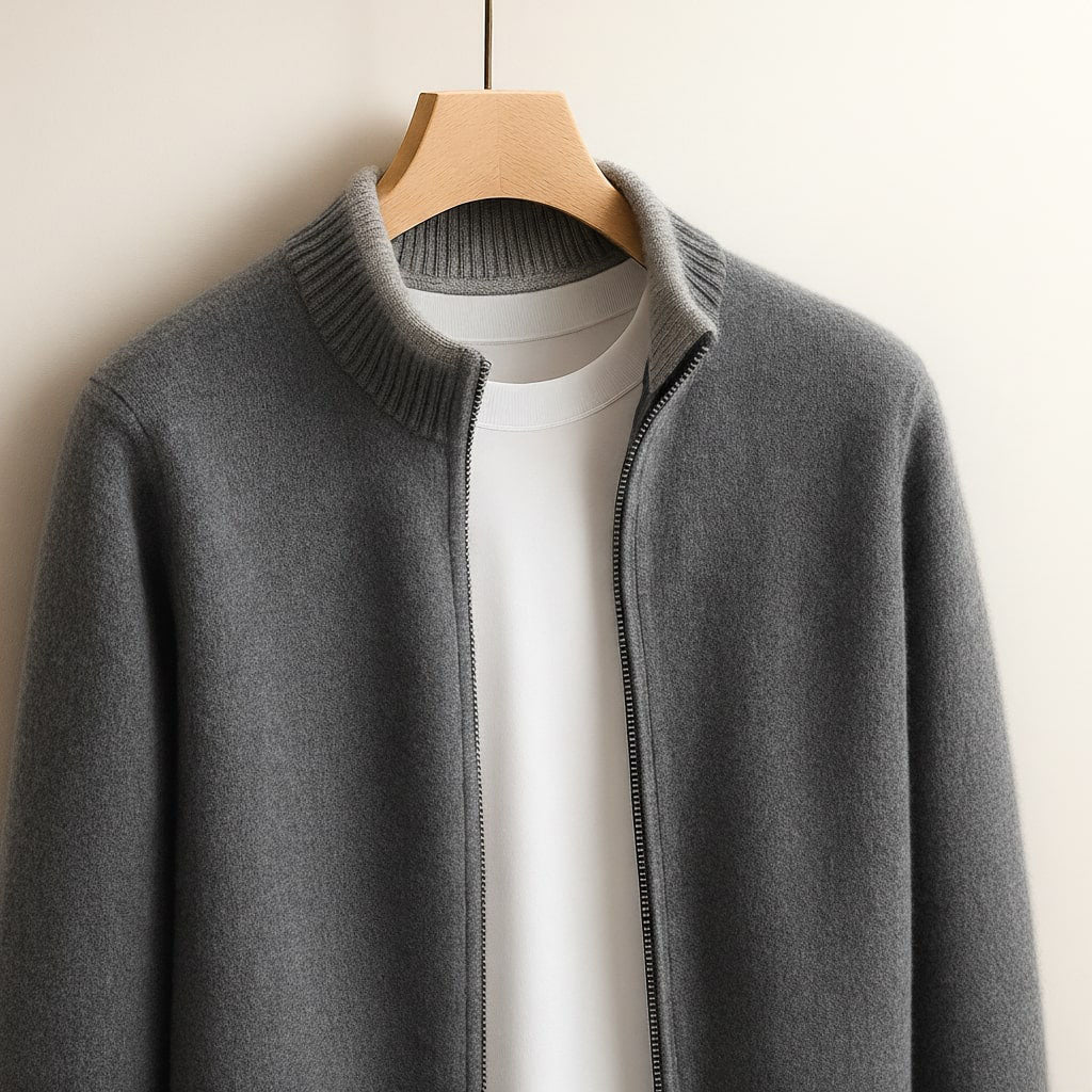 HARVEY™|ELEGANT ZIP CARDIGAN