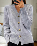 ARMIDA™|HEART BUTTON CARDIGAN